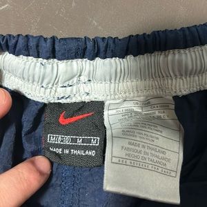 Blue Nike shorts